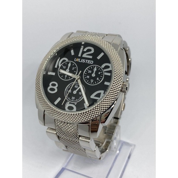 Unlisted By Kenneth Cole Men’s Stainless Steel Sport Wrist Watch UL1287 - Picture 2 of 9